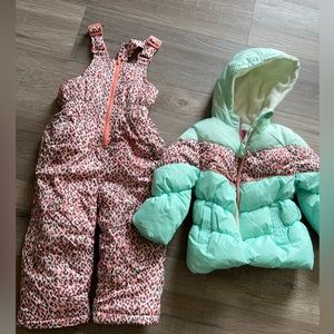 Wippetie Kids Toddler snow suit with jacket with hoodie